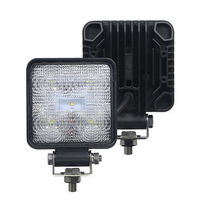10-30V προβολείς 9 W R23 R10 των μαύρων τετραγωνικών οδηγήσεων προστατευόμενο από τους κραδασμούς